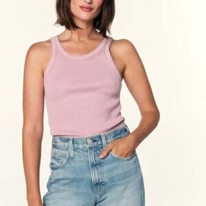 AMERICAN EAGLE • Rose Pink Soft & Sexy Rib Tank Top